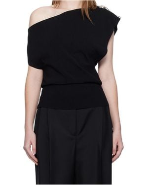 Christopher Esber Off-Shoulder Jumper - Black