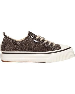 Ami Paris Ami De Coeur Suede Trainers - Brown