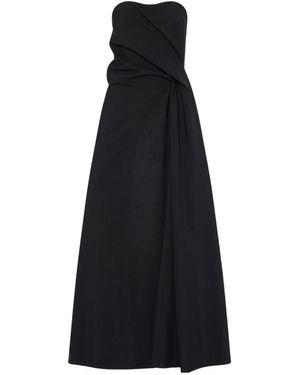 The Row Strapless Dress - Black