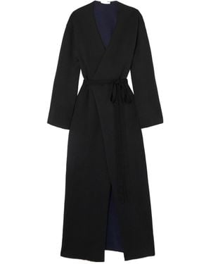 The Row Wrap Dress - Black