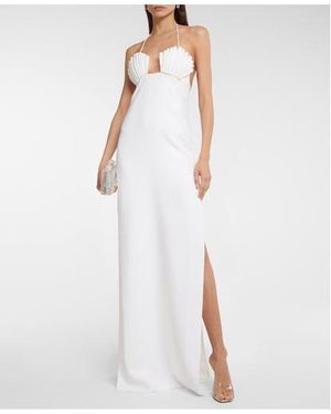 Monot Crêpe Gown - White