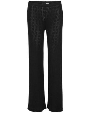 ROTATE BIRGER CHRISTENSEN Wide-Leg Trousers - Black