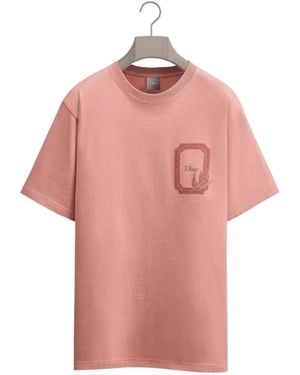 Dior Médaillon Colibri T-Shirt, Relaxed Fit - Pink