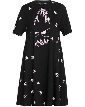 McQ Swallow Monster T-Shirt Dress - Black
