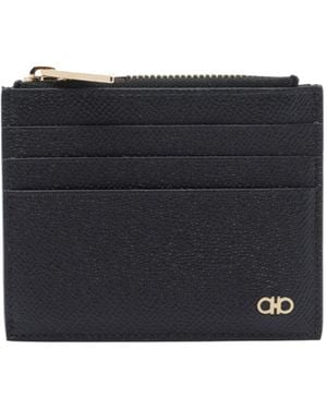 Ferragamo Gancini Card Holder - Black
