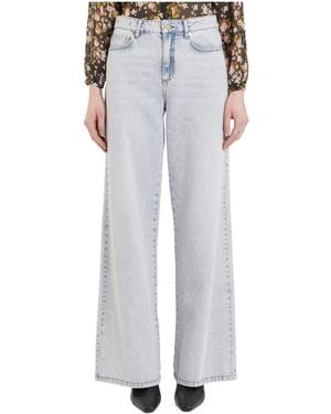 iBlues Denim Trousers With Belt Loops - Grey