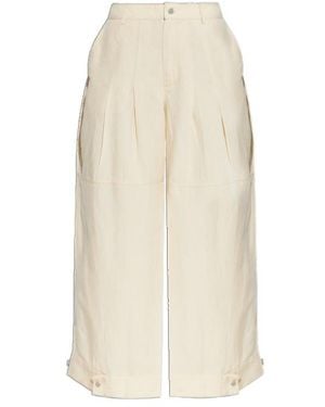 AllSaints Sherell Pleated Wide-Leg Trousers - White