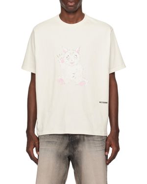 we11done Plain Jersey Short-Sleeved T-Shirt - White