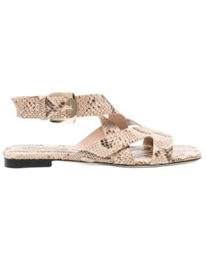 Stuart Weitzman Patterned Flat Sandals - Multicolor