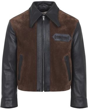 Marni Zip-Up Panelled Jacket - Black