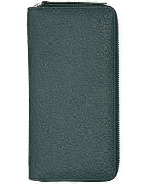 Maison Margiela Four-Pin Zip Wallet - Green