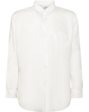 Comme des Garçons Collared Long-Sleeved Shirt - White