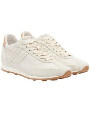 Hogan Solid Color Sneakers - White