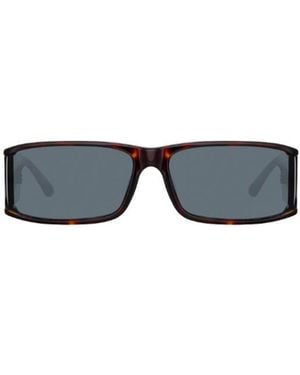 Linda Farrow Square Sunglasses - Blue