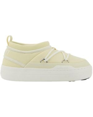 Moon Boot Park Icon Logo-Print Sneakers - Natural