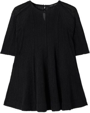 Proenza Schouler Tavia Ribbed Knit Jumper - Black