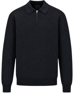 Rains Long-Sleeved Polo Shirt - Blue
