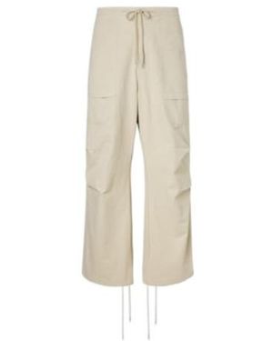 Entire studios Barren Cotton Cargo Trousers - Natural