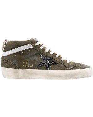 Golden Goose Midstar Lace-Up Trainers - Brown