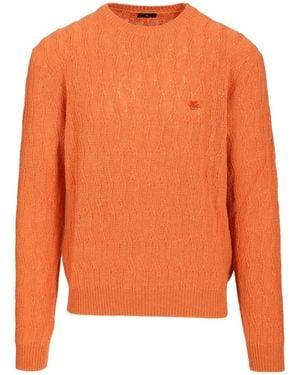 Etro Roma Knit Sweater - Orange