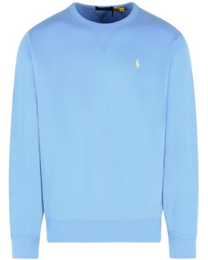 Polo Ralph Lauren Logo Crew Neck Sweatshirt - Blue
