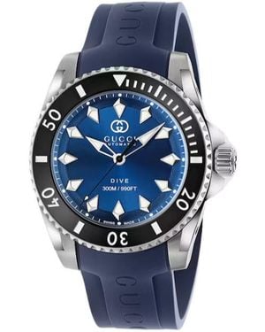 Gucci Dive Watch, 40Mm - Blue