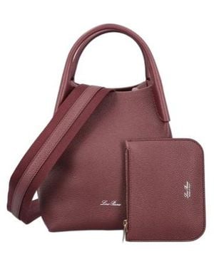 Loro Piana Bale Small Tote Bag - Purple