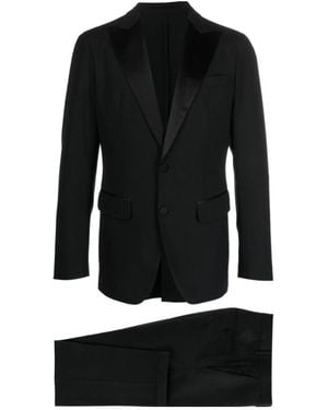 DSquared² Tailored Single-Breasted Two-Piece Suit - Black