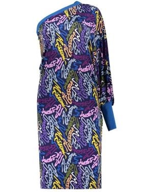 Missoni One-Shoulder Dress - Blue