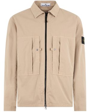 Stone Island Light Jackets - Natural