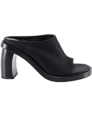 Ann Demeulemeester Clara Heeled Mules - Black