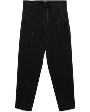 Brunello Cucinelli Satin Trousers - Black