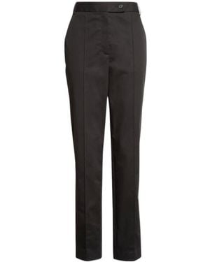 Partow Belt Loops Casual Pants - Black