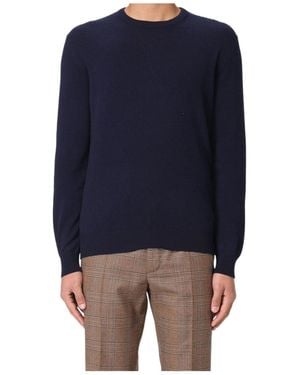 ZEGNA Crew Neck Sweater - Blue
