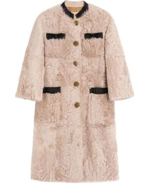 Valentino Chekiang Coat - Natural