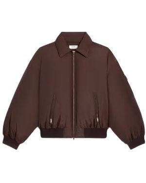 Celine Puffer Jacket - Brown