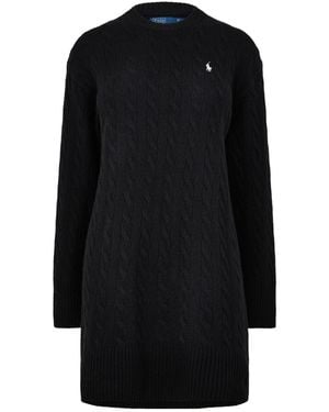 Polo Ralph Lauren Cable Knit Dress - Black