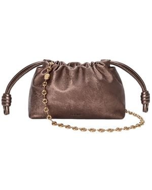 Loewe Mini Flamenco Clutch Bag - Brown