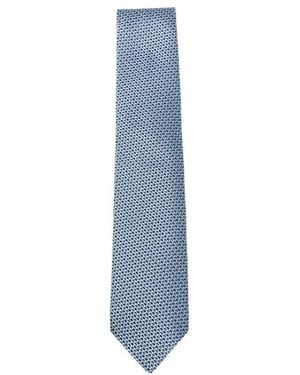 Tom Ford Micro-Patterned Tie - Blue