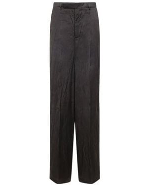 Rick Owens Athena Arrowhead Draped Midi Dress - Gray