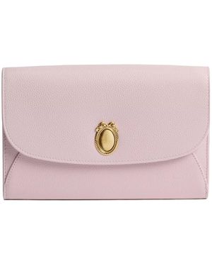 Dior Medaillon Envelope Pouch With Strap - Pink