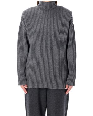 Frankie Shop Turtleneck Jumper - Grey