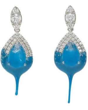 OTTOLINGER Dipped Diamond Earrings - Blue