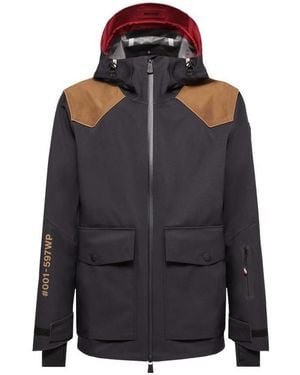 Moncler Vernon Hooded Goretex Laminate Ski Jacket - Blue