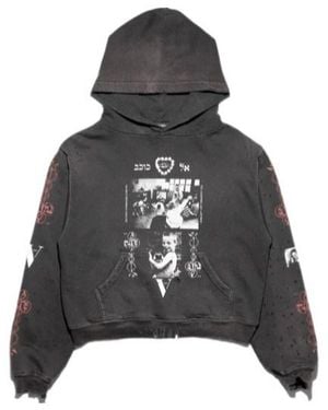 Enfants Riches Deprimes Cherry Distressed Hoodie - Grey