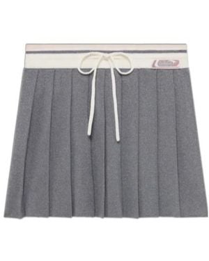 CASABLANCA Knit Tennis Skirt - Gray