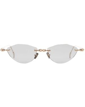 Kuboraum Frameless Sunglasses - White