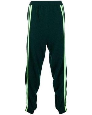Stella McCartney Side-Stripe Track Pants - Green