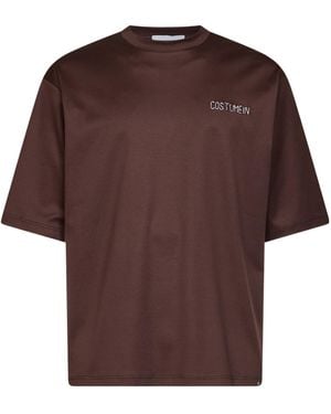 Costumein Logo Oversized T-Shirt - Brown
