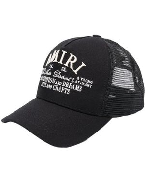Amiri 'Arts District' Trucker Cap - Black